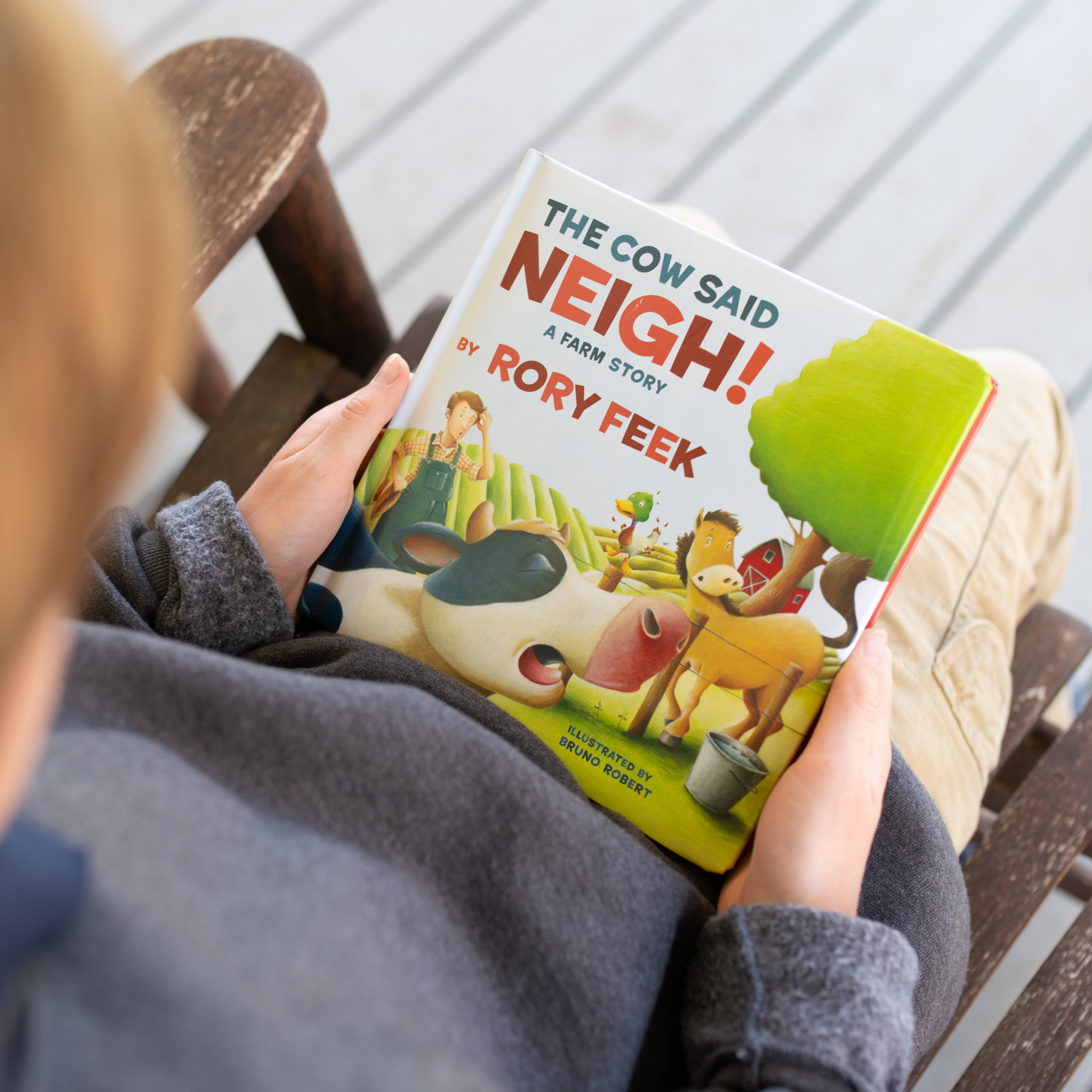 Autographed The Cow Said Neigh!  A Farm Story (Board Book)