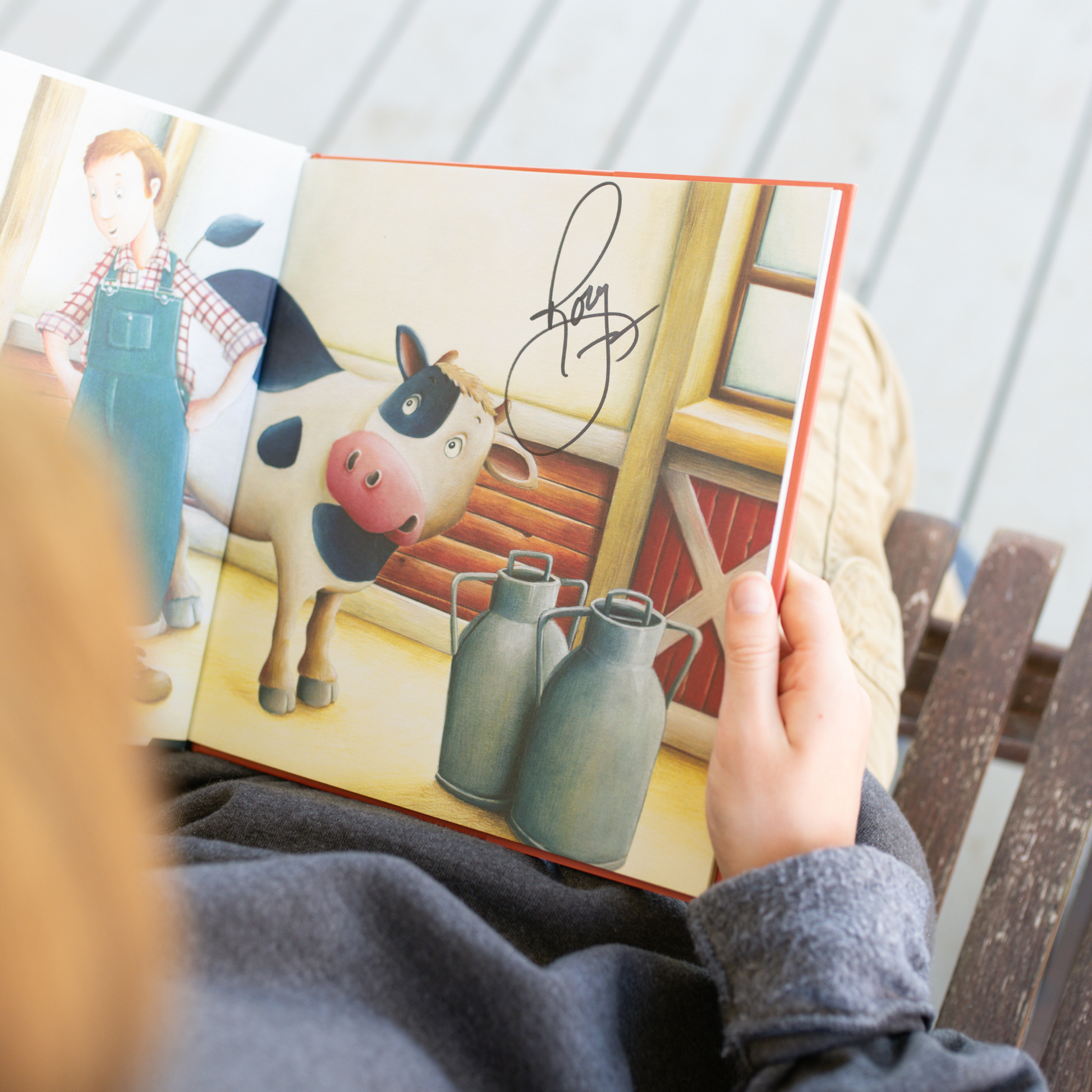 Autographed The Cow Said Neigh!  A Farm Story (Board Book)