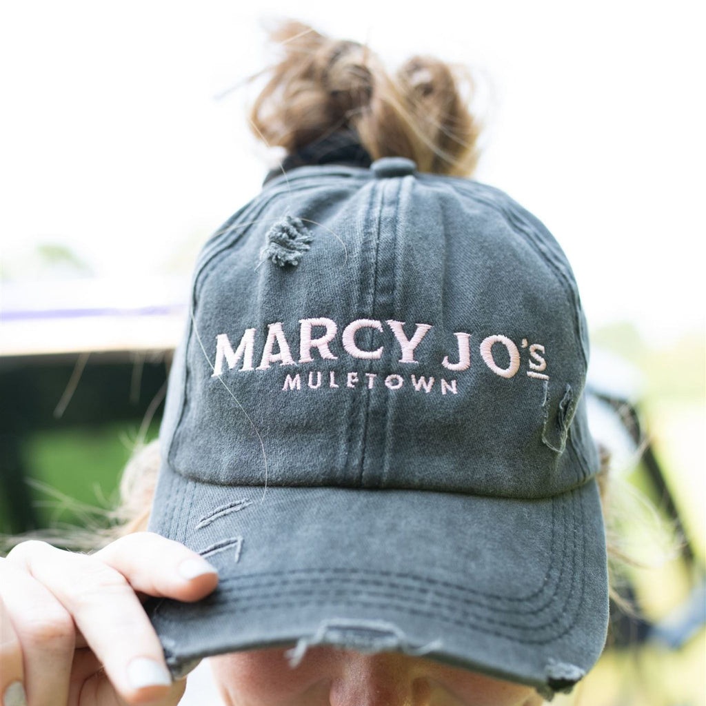 Marcy Jo's Muletown Ponytail Cap