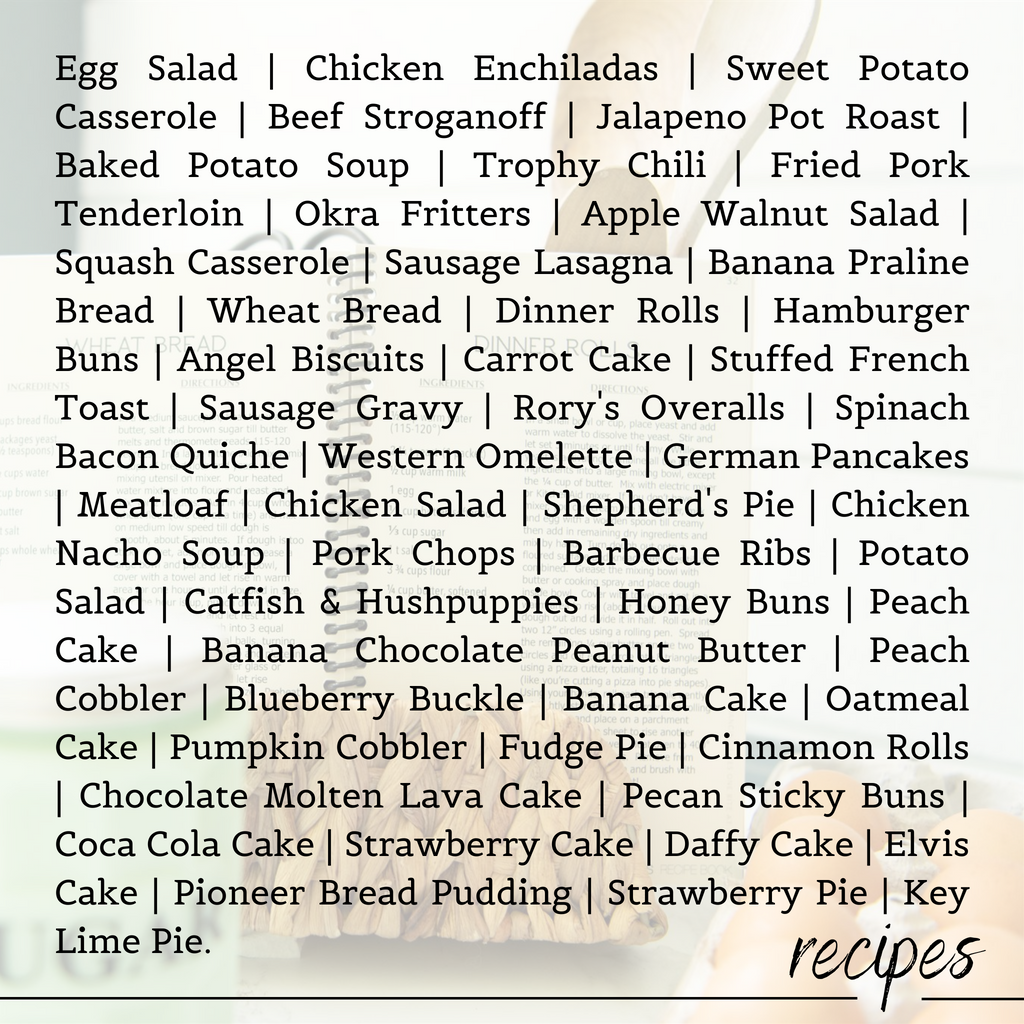 Marcy Jo's Cookbook (Original)